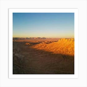 Desert Landscape - Desert Stock Videos & Royalty-Free Footage Art Print