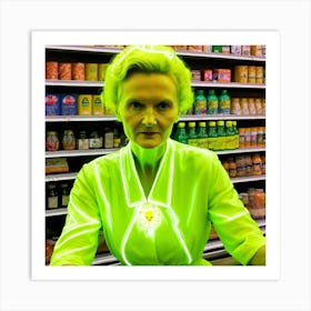 Grocery Shop With Madam Marie #1 Art Print