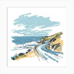 Road To California Art Print