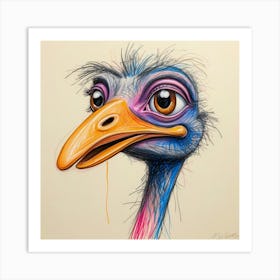 Ostrich 5 Art Print