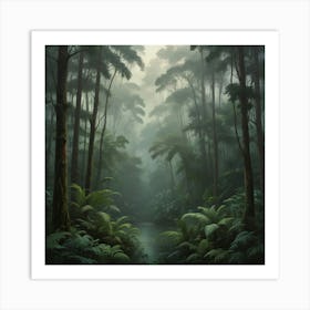 Tropical Forest 10 Art Print