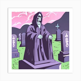 Graveyard Of The Dead 3 Art Print