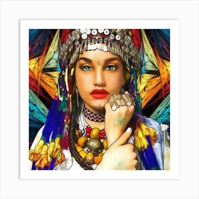 Standard Moroccan Amazigh, also known as Standard Moroccan Tamazight or Standard Moroccan Berber, is a standardized language developed by the Royal Institute of Amazigh Culture (IRCAM) in Morocco. It combines features from three major Amazigh languages in Morocco: Art Print