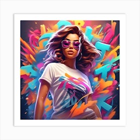 Graffiti Art 3 Art Print