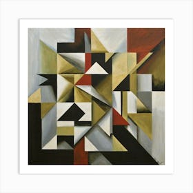 Abstract Painting Cubismo Abstract 15 Art Print