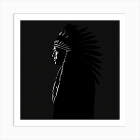 Indian Headdress 1 Art Print