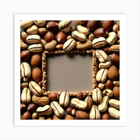 Frame Of Nuts 10 Art Print