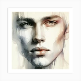 Portrait Of A Man Art Print