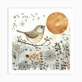 Bird In The Sun Art Print