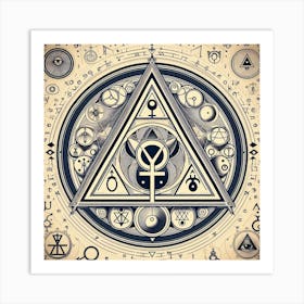 Occult Symbol Art Print
