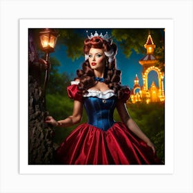 Snow White And The Seven Dwarfs 2 Art Print