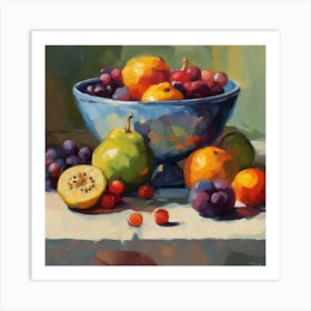 Fruit Bowl Art Print