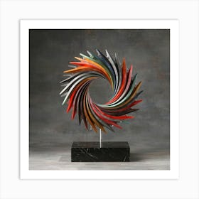 Spiral Sculpture 22 Art Print