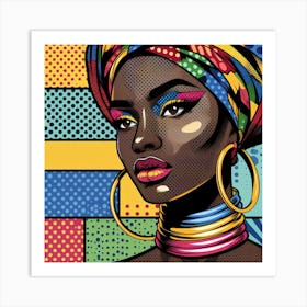 Zenande Pop African Woman Art Print