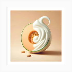 Melon Advertising Art Print