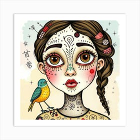 Day Of The Dead Girl 1 Art Print