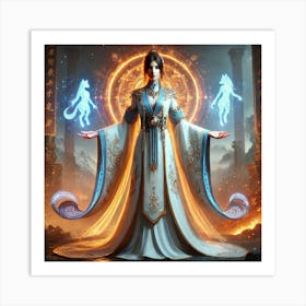 Priestesskaida Fullbody Art Print