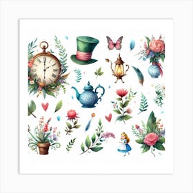 Alice in Wonderland 2 Art Print