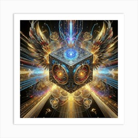 Cube Of Light 23 Art Print