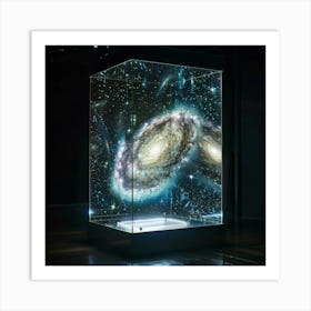 Galaxy In Glass Art Print