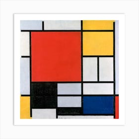 Composition With Red, Yellow, Blue, And Black (1921), Piet Mondrian Art Print