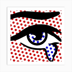 EYE DETAIL | POP ART Art Print