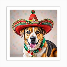 Mexican Dog 3 Art Print