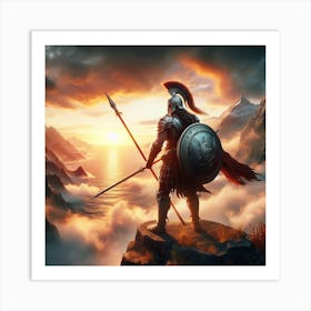 Spartan Warrior 3 Art Print