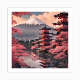 Mt Fuji Art Print