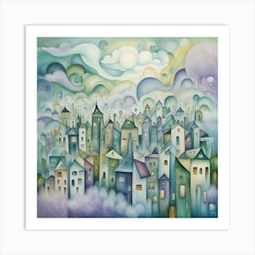 Cityscape 9 Art Print