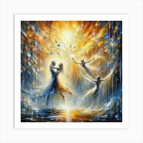 Dance In The Rain Art Print