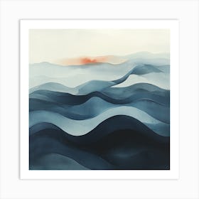 Ocean Waves Art Print