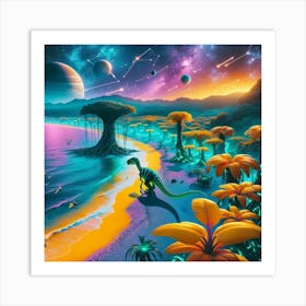 Somewhere deep in space Art Print