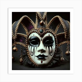 Mask Stock Videos & Royalty-Free Footage 1 Art Print