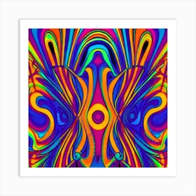 Psychedelic Art 4 Art Print