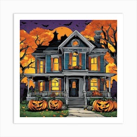 Haunted House 15 Art Print