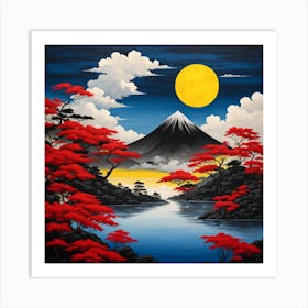 Mt Fuji 4 Art Print