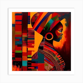 African Woman Art Print