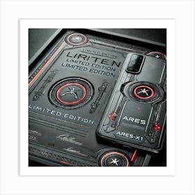 A Futuristic Limited Edition Certificate For The Ares X1 Art Print