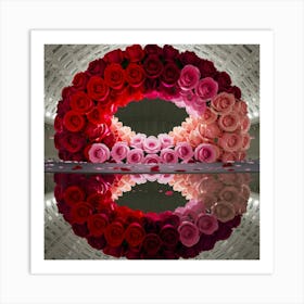 Valentine'S Roses Art Print