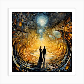 Lovers By Csaba Fikker 24 Art Print