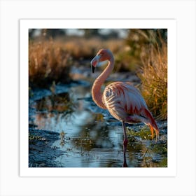 Flamingo 48 Art Print