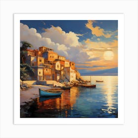 Amalfi Aura Art Print