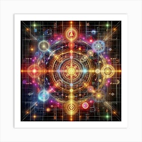 Psychedelic Symbol 1 Art Print