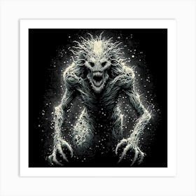 Scream Of The Demon Art Print