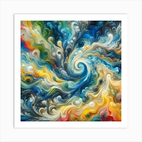 Abstract Painting 111 Art Print