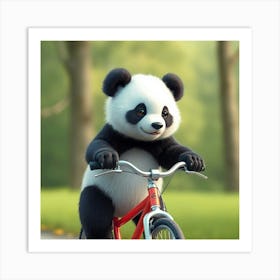 Asm A Cute Panda Riding A Bicycle 304eb03d 67ad 4ac0 A454 74f11c450f74 Art Print