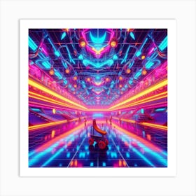 Futuristic Art 5 Art Print