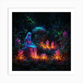 Night In The Garden Art Print