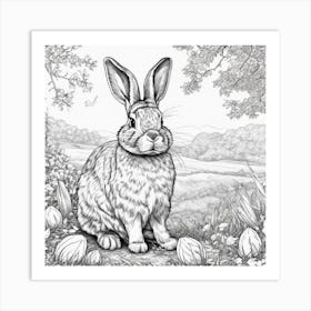 Easter Bunny Art Print